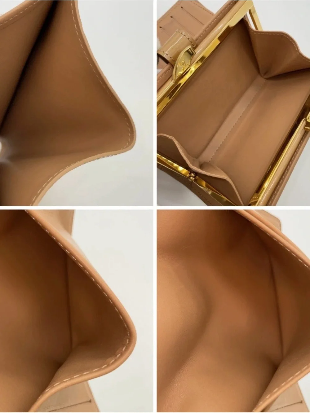 Louis Vuitton Vernis Portefeuille Viennois Beige